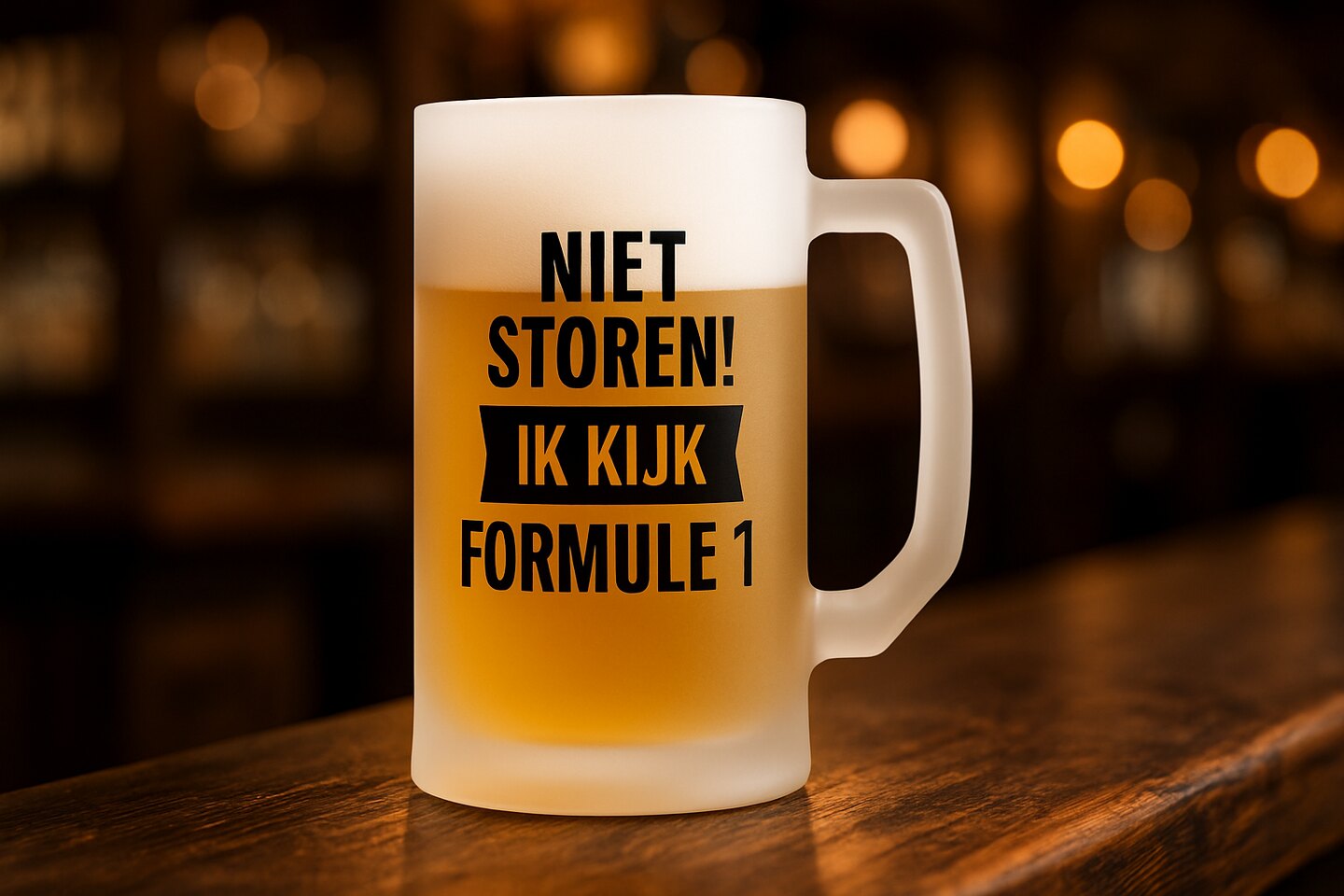 Bierpul Niet storen ik kijk Formule 1 in een sfeervolle kroeg